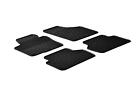 0064 Gledring All Weather Rubber Floor Mats 2007-2016 Volkswagen Vw Tiguan 4 Pc Black 3830006480646