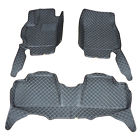 0713toco84x3 Blk Car Floor Mats Front Rear Carpet Liner Mat For
