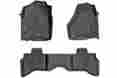 M-31212 09-14 Rough Country Floor Mats Front Rear Set Dodge Ram 1500 Quad Cab 2wd 4wd
