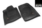 12920.36 Rugged Ridge Front Black Floor Mat Liners For Jeep Wrangler