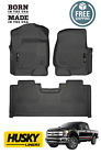 19361 13301 Husky Liners Weatherbeater Ford Supercab Ext Cab Floor Mats Black