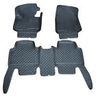 1417hyso84x3 Blk Car Floor Mats Front Rear Carpet Liner Mat For