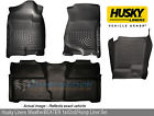 18201-19201-82281 Husky Liners Weatherbeater Crew Cab Floor Mats Black