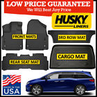 18801-19901-19911-44061 Husky Liners Weatherbeater Honda Odyssey Complete Floor Mats Set Black