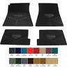 Me659001 1970 Footcuda With 4-speed Trans Black Custom Vintage Style Vinyl Floor Mats