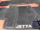 1km061550h041 1k5061550h041--1km061550h041 Vw Jetta Rubber Back Seat Floor Mats Pair Nice