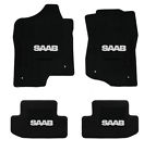 3740350-sa 2003-2011 Saab 93 9-3 Pc Set Mats Logo Black Emblem Floor 4