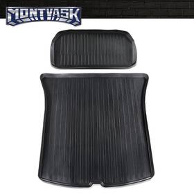 Mmo256187 2014mmotor Fit For 2020-2024 Tesla Model Y All Season Tpe Trunk Mats Storage Cargo Liner
