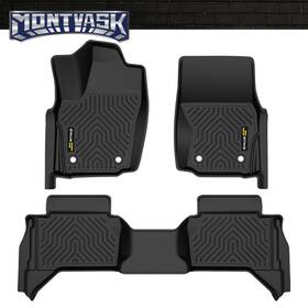 Mmo85953 2014mmotor Fit For 2024-2025 Toyota Tacoma Double Cab All Weather Tpe Floor Mats Liners
