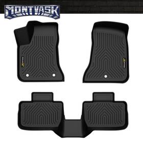 2014mmotor Mmo962611 3d Molded Tpe Floor Mats Liners Fit For 2011-2023 Dodge Charger/chrysler 300 Rwd