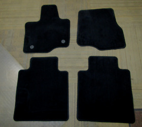 9558 2015-2021 Ford F-150 Super Crew Cab Oem Black Carpeted Floor Mats Set