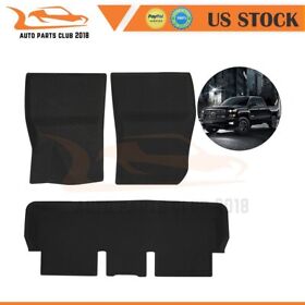 Ap165197c01 2x Front And 1x Rear Car Floor Mats Fit For Tesla 3 18-21 Rubber Liners