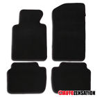 Sd-tra-463rs 308-tra463rs Autozensation Bmw Black Cotton Front Rear Floor Mats Red Stiching