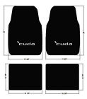 3661740-cuda-var-4 Lloyd Mats New Barracuda Black Floor Cuda Embroidered Logo Set