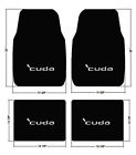 3661740-cuda-var-a Lloyd Mats New Barracuda Black Floor Cuda Embroidered Logo All