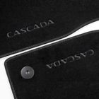 39029758 General Motors Buick Cascada Front Rear Carpet Mats Logo Black