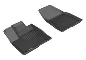 Acel1ty16311509 3d Maxpider 2014-2019 Toyota Highlander Kagu 1st Row Floormat - Black