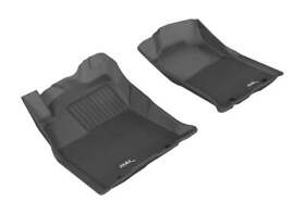 L1ty09011509 3d Maxpider Kagu 1st Row Floormat Black For 12-15 Toyota Tacoma D C