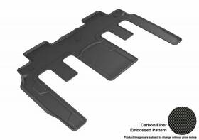 L1bc02321509 3d Maxpider 8-17 Fits Buick Enclave 9-17 Chevry Traverse Kagu 2nd Row Blak Floor Mat