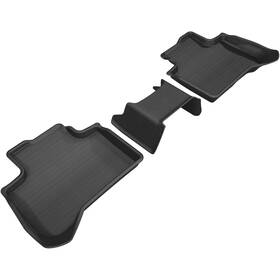 L1bm09221509 3d Maxpider Kagu 2nd Row Floormats - Black For 2018-2020 Bmw X3 G01 /x4 G02