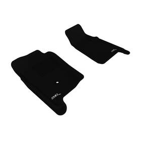 L1fr02611509 3d Maxpider Kagu 1st Row Floormat For 1998-2011 Ford Ranger Regular Cab - Black