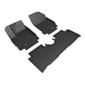 L1hy17201509 3d Maxpider 2025-2026 Fits Hyundai Ioniq 5 N Kagu Black 1st 2nd Rows Floor Mat