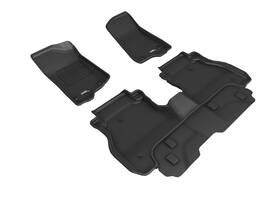 L1jp02201509 3d Maxpider Kagu Floor Liner 1st And 2nd Rows Black For Jeep Gladiator 20