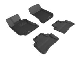 L1mb05701509 3d Maxpider Custom Fit Kagu All-weather Floor Mats Black Compatible With Mercedes-benz E-
