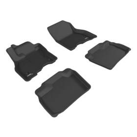 L1ns09301509 3d Maxpider Kagu Floor Liners Black For Nissan Leaf 2013-2019
