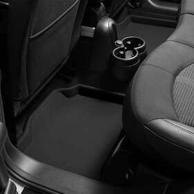 L1po01121509 3d Maxpider For Porsche 911 06-12 Kagu 2nd Row Black Floor Liners