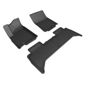 L1ri00001509 3d Maxpider Kagu Floor Mat R1 R2 Black For Rivian R1t 2022-2024 -