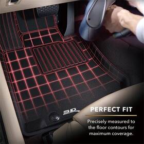 3d Maxpider L1tl05001509 Kagu Series All-weather Floor Mats For Tesla Cybertruck 2024