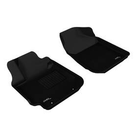L1ty04311509 3d Maxpider Kagu 1st Row Floormat For 2003-2008 Toyota Matrix - Black