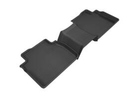 L1ty23721509 3d Maxpider 2018-2020 Toyota Camry Kagu 2nd Row Floormats - Black