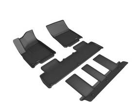 Mn74v7 3d Maxpider Front Rear And Third Row Floor Mat Set For 22-24 Rivian R1s Adventure