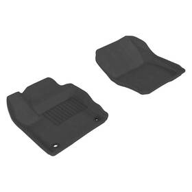 Tlx-acel1fr02911509-cl360a70 3d Maxpider For Ford Focus 2012-2018 Kagu Series Floor Mats 1st Row Black