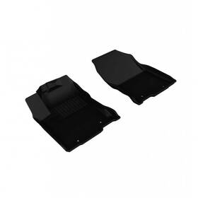Tlx-acel1lx05111509-cl360a72 3d Maxpider For Lexus Nx300 2018-2020 Kagu Series Floormats 1st Row Black