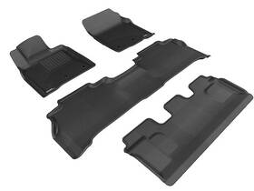Yj11b3 3d Maxpider Front Rear And Third Row Floor Mat Set For 13-21 Toyota Land Cruiser
