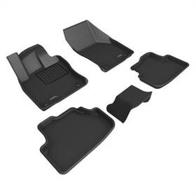 L1vw12201509 3d Maxpixer Maxpider Kagu Floor Mat Set For 21-23 Vw Gti/golf R-black