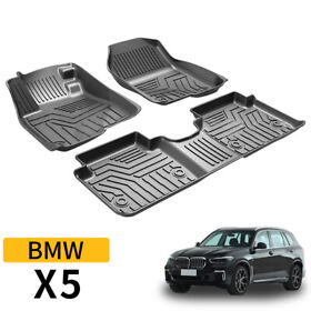 Fm-bm-005 3pcs Custom Floor Mats All Weather Tpe Waterproof Car For Bmw X5 2019-2022
