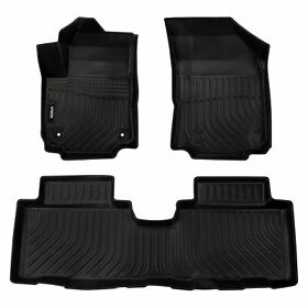 Eas780972 3pcs Floor Mats Liner For 2018-2021 Chevrolet Equinox Tpe Liners All Weather Hot
