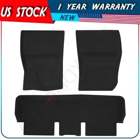 Adp16519701s 3pcs Set Tpe Rubber Car Floor Mats Fit For Tesla 3 2018-2021 Black