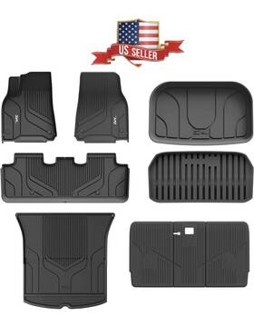3w 313034679648 Custom 3d Floor Mats For Tesla Model Y 2020-25 Juniper 5 Seater Great Quality