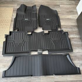 3w-odyssey 3w Floor Mats For 2018-2025 Honda Odyssey All Weather Custom Fit Car Liners