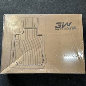 3w-toyota 3w Floor Liner Mats For Toyota Tacoma 2024-2025 Double Cab And Automatic Black