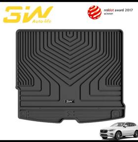3w-volvo 3w Trunk Mat For Volvo Xc60 2018-2025 Tpe All Weather Cargo Liner Waterproof
