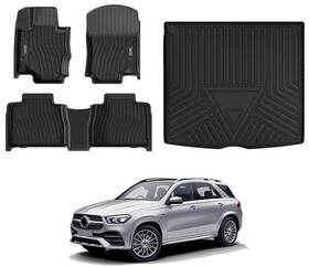 3w2021060901 3w Floor Mats And Cargo Liner For 2020-2025 Mercedes Benz Gle Custom Fit