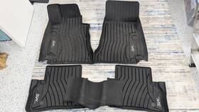 3w2023010103 3w Floor Mats For Mercedes-benz C-class Sedan 2015-2021 1st And 2nd Rows Tpe