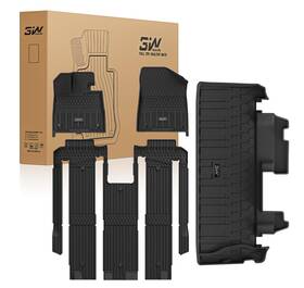 B0dzx61ygv 3w Floor Mats And Cargo Liner Fit Toyota Sienna 2024-2025