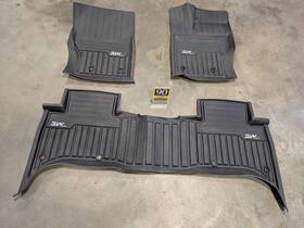 Zy1050803 3w Black All Weather Floor Mats For Range Rover Sport 2014-2022 Car Liners Land